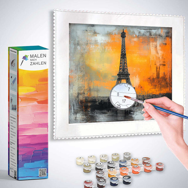 Malen nach Zahlen - Pariser Flammen