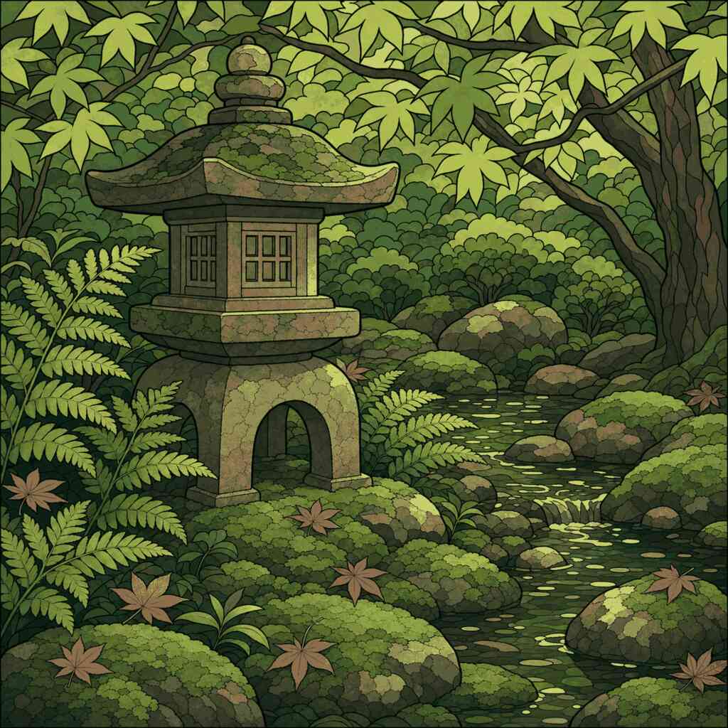 Malen nach Zahlen - Zen-Garten der Stille
