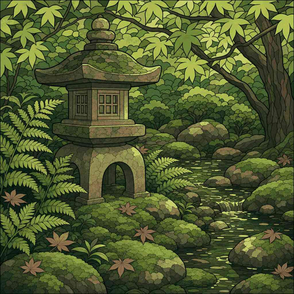 Malen nach Zahlen - Zen-Garten der Stille