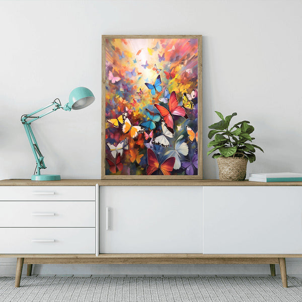 Schmetterlinge - Malen nach Zahlen