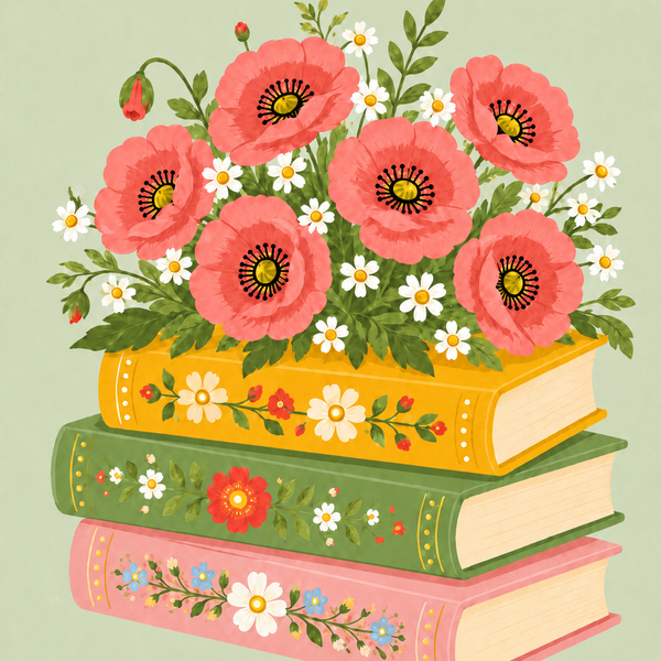 Blumenbücher 4er SET - Mini Malen nach Zahlen