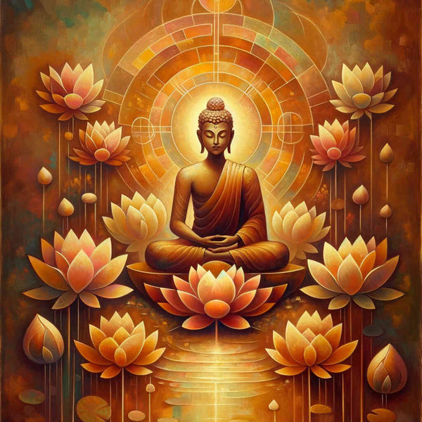 Buddha, Lotusblume