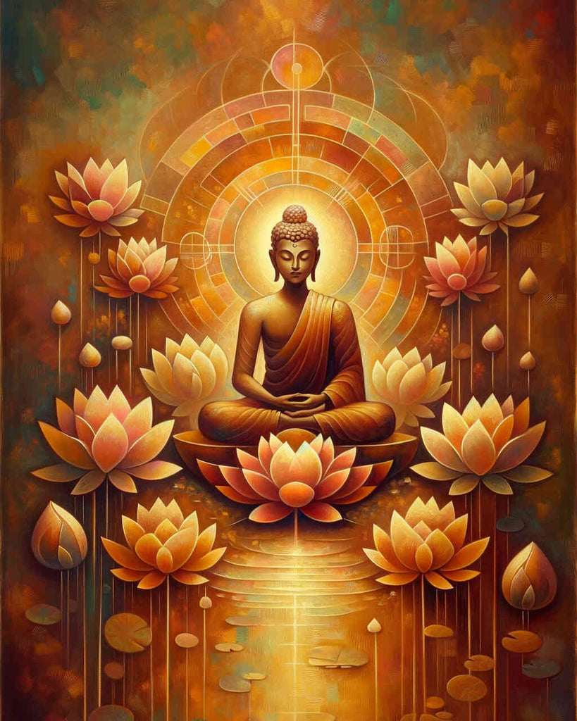 Buddha, Lotusblume