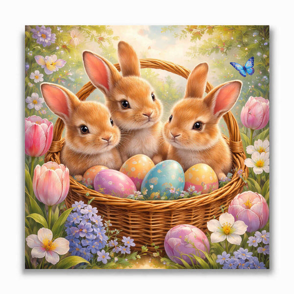 Malen nach Zahlen - Frühlingszauber im Osternest