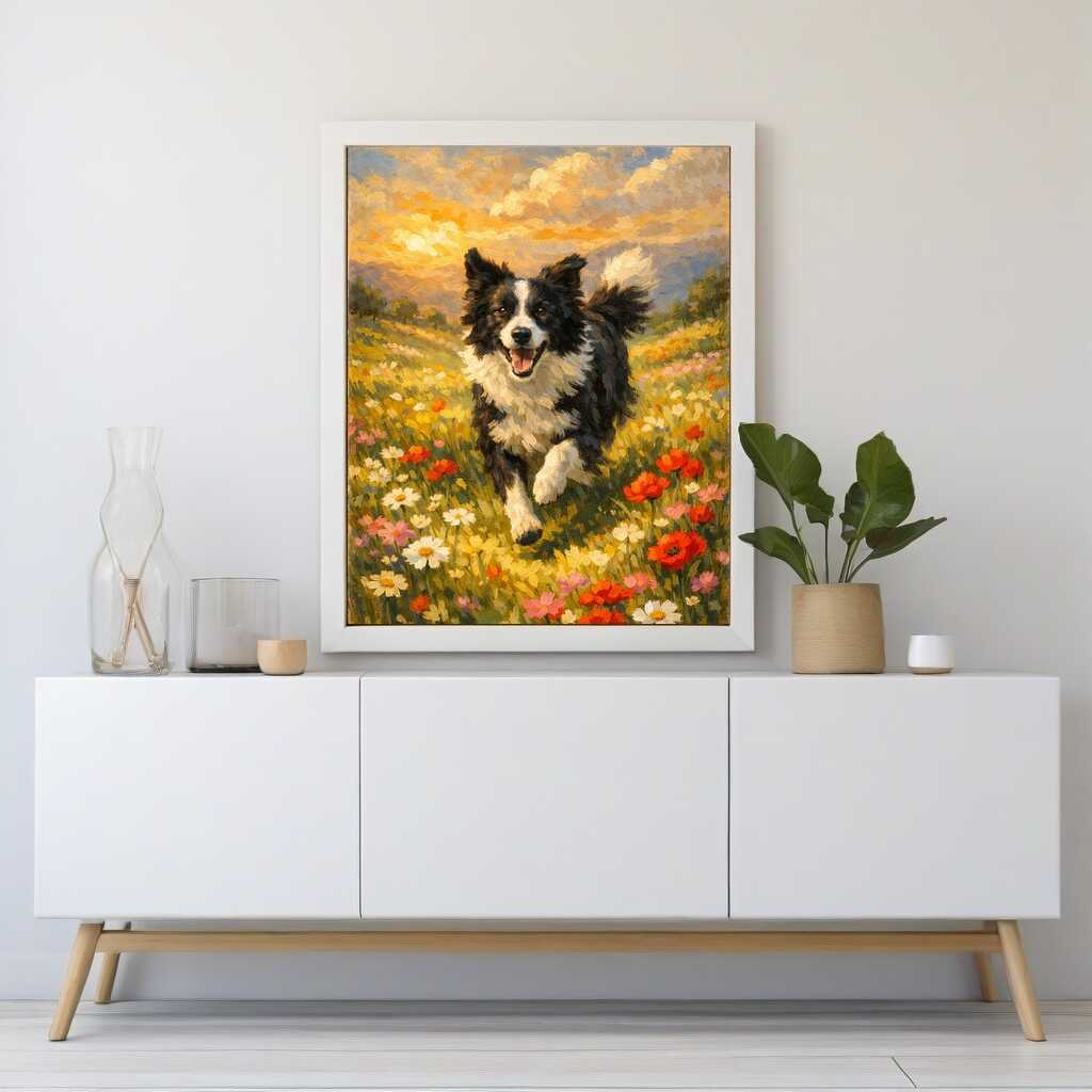 Malen nach Zahlen - Glücksmoment im Abendlicht