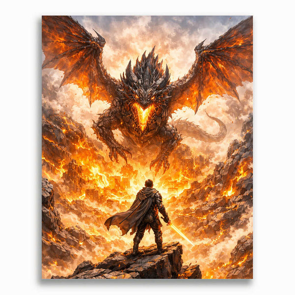 Malen nach Zahlen - Drachenglut: Der letzte Widerstand