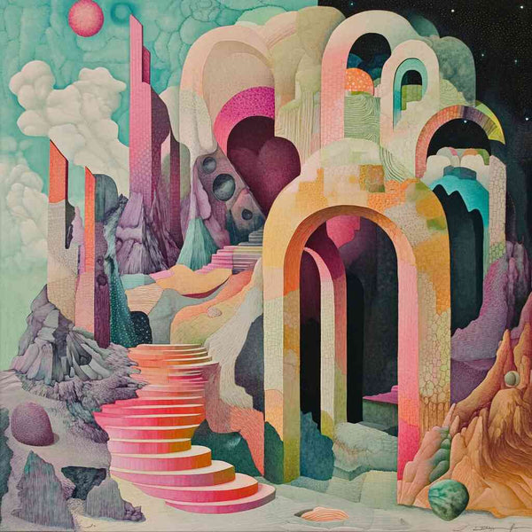 Malen nach Zahlen - Tore einer Traumwelt