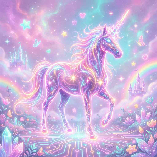 Malen nach Zahlen - Magisches Erwachen des Einhorns