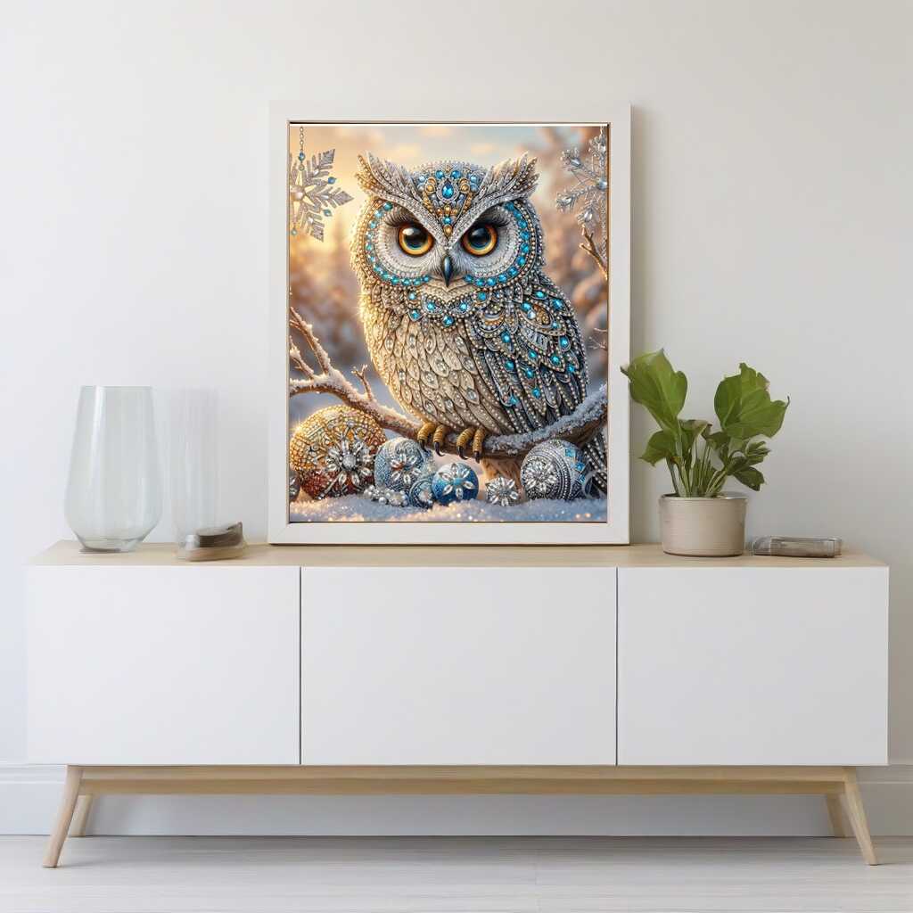 Malen nach Zahlen - Die Kristall Eule