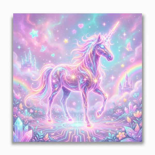 Malen nach Zahlen - Magisches Erwachen des Einhorns