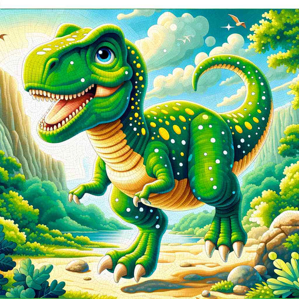 Trizi Dinosaurier - Malen nach Zahlen