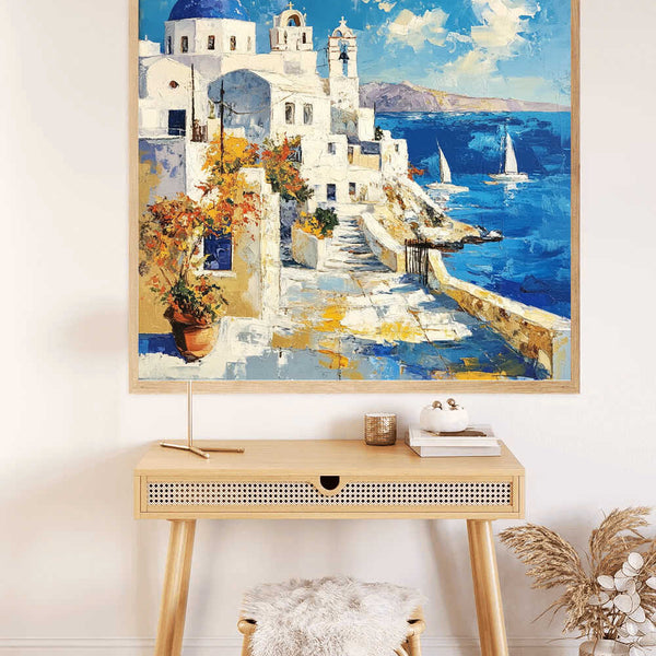 Malen nach Zahlen - Sonnenzauber über Santorini