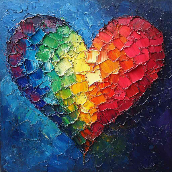 Malen nach Zahlen - Farben des Herzens