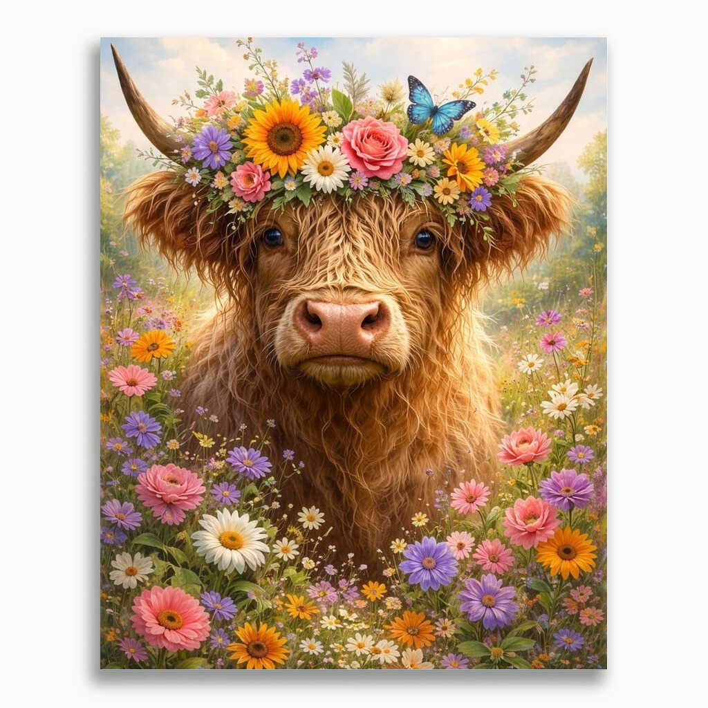 Malen nach Zahlen - Blumenkrone der Harmonie