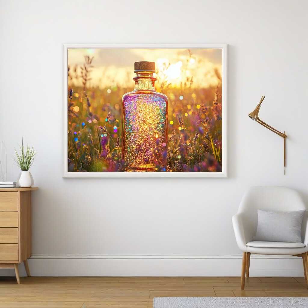 Malen nach Zahlen - Magisches Flüsterndes Licht