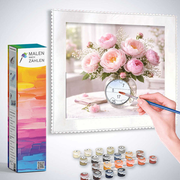Malen nach Zahlen - Frühlingszauber – Romantik in Pastell