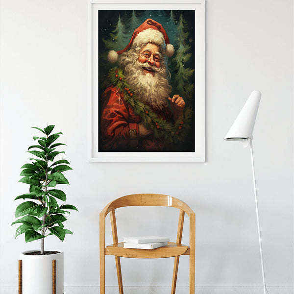 Weihnachtsmann - Malen nach Zahlen