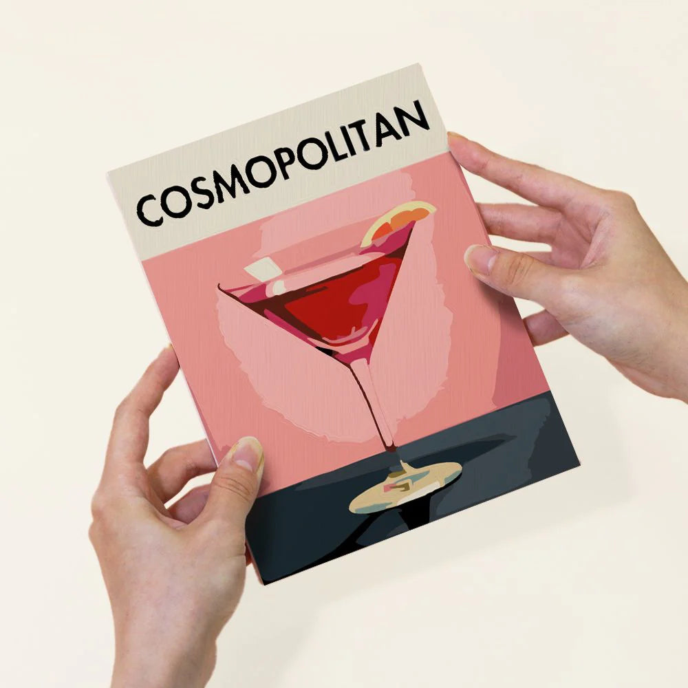 Love Cocktails 6er SET - Mini Malen nach Zahlen