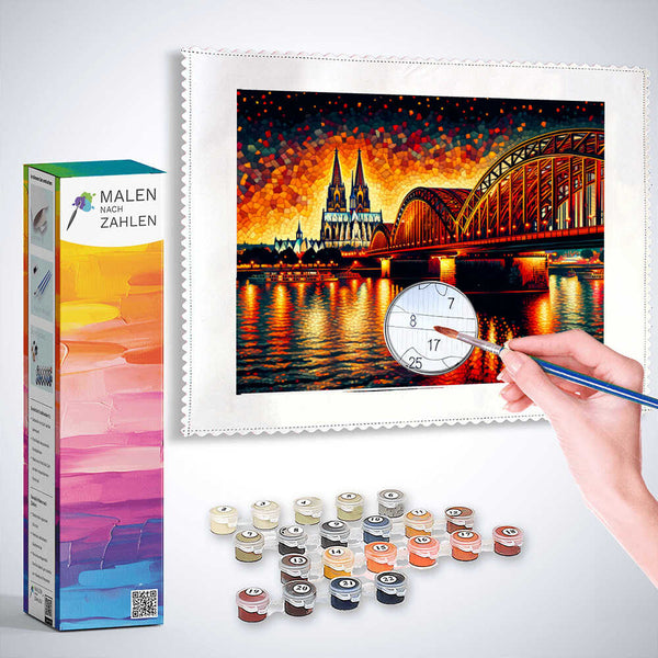 Köln – Malen nach Zahlen