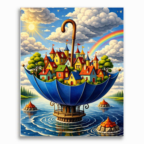 Malen nach Zahlen - Das schwebende Wunderland