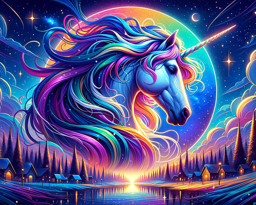 Be a unicorn – Malen nach Zahlen