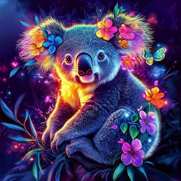 Malen nach Zahlen - Magischer Koalagarten