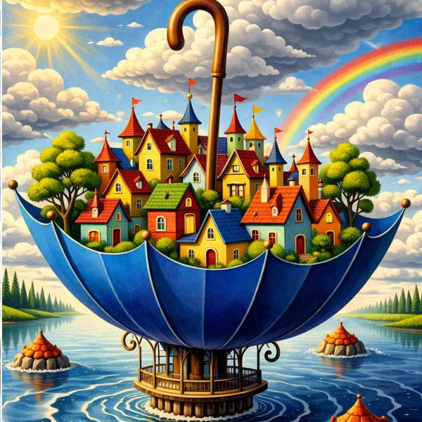 Malen nach Zahlen - Das schwebende Wunderland