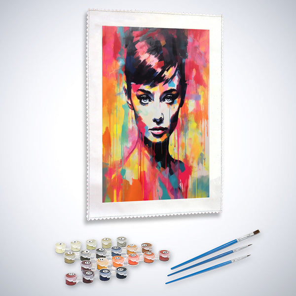 Audrey Hepburn – Malen nach Zahlen