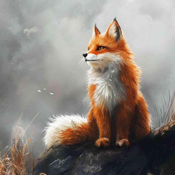 Malen nach Zahlen - Anmutiger Fuchs