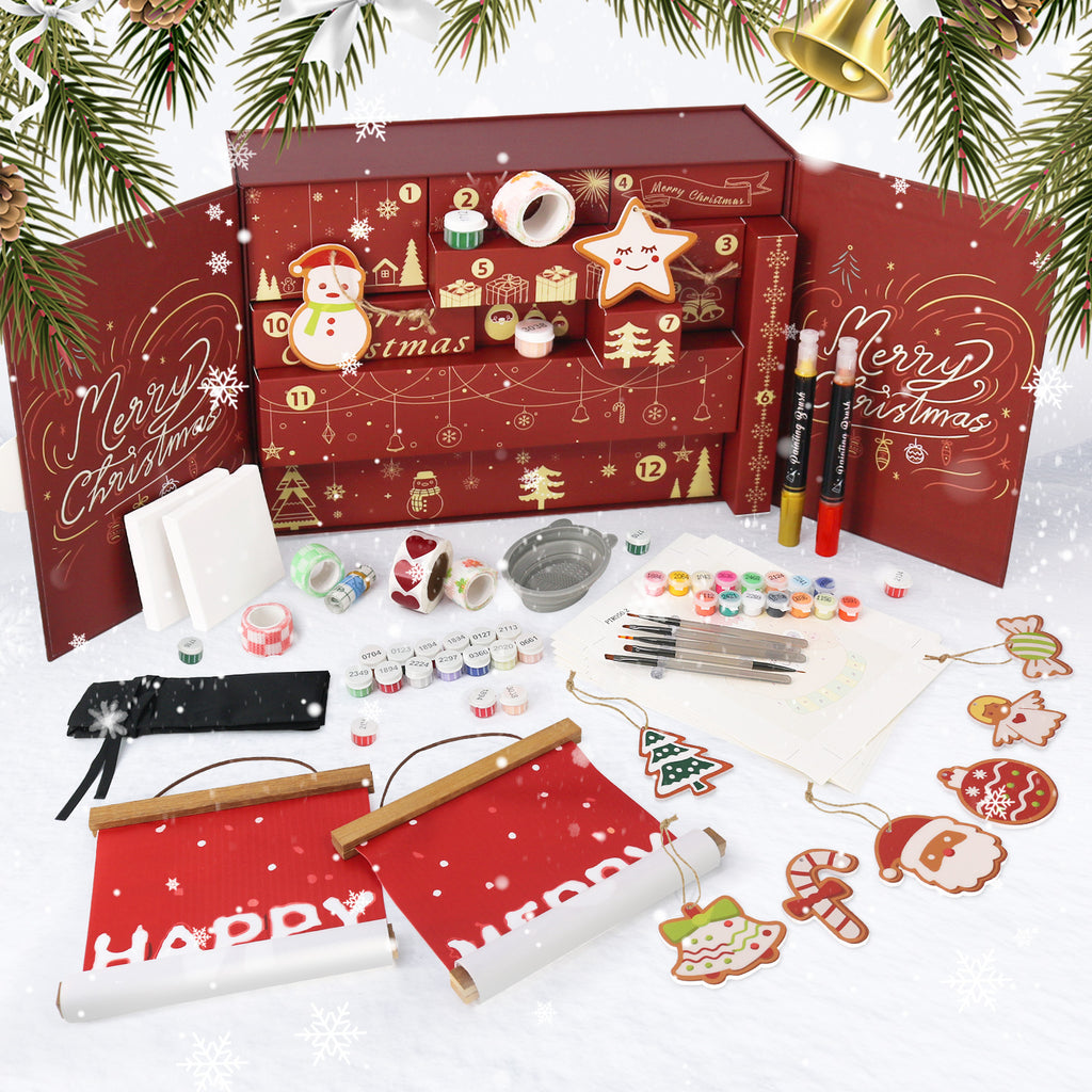 Chuaygwol Weihnachten Malen Nach Zahlen Erwachsene, Produktbild-Vorschau 3