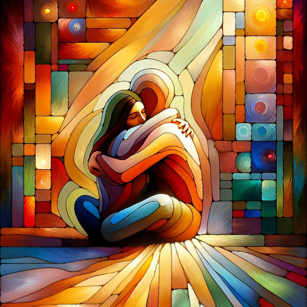 Malen nach Zahlen - Umarmung