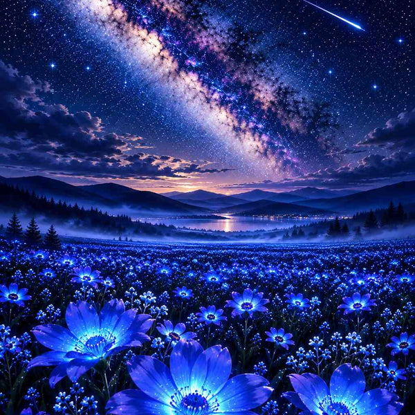 Malen nach Zahlen - Sternenblüten – Magie der Nacht