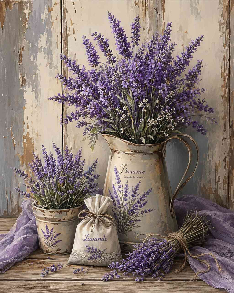Malen nach Zahlen - Lavendelträume der Provence