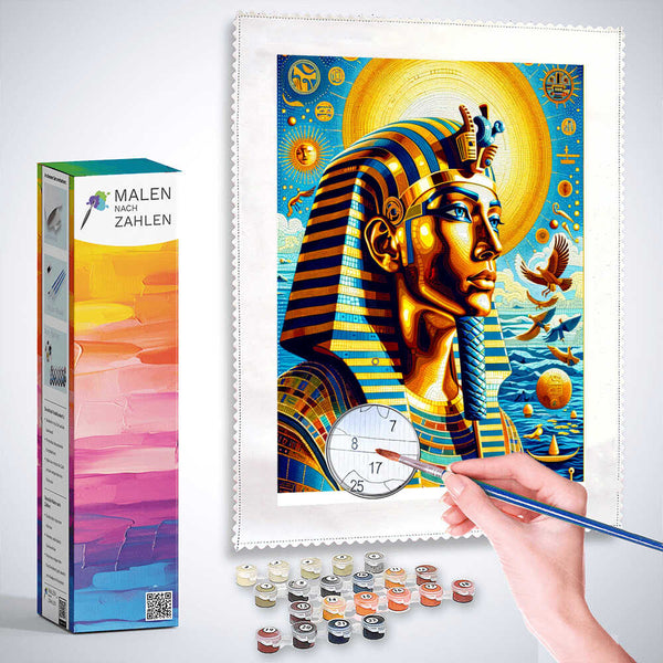 Ägypten, Pharao – Malen nach Zahlen