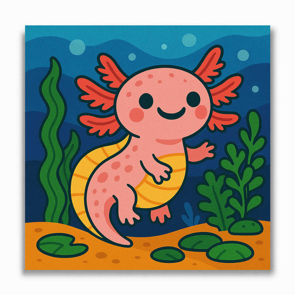 Malen nach Zahlen - Unterwasserfreude