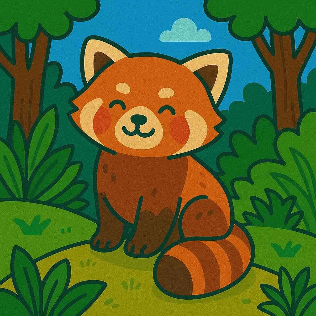 Malen nach Zahlen - Lächeln im Dschungel