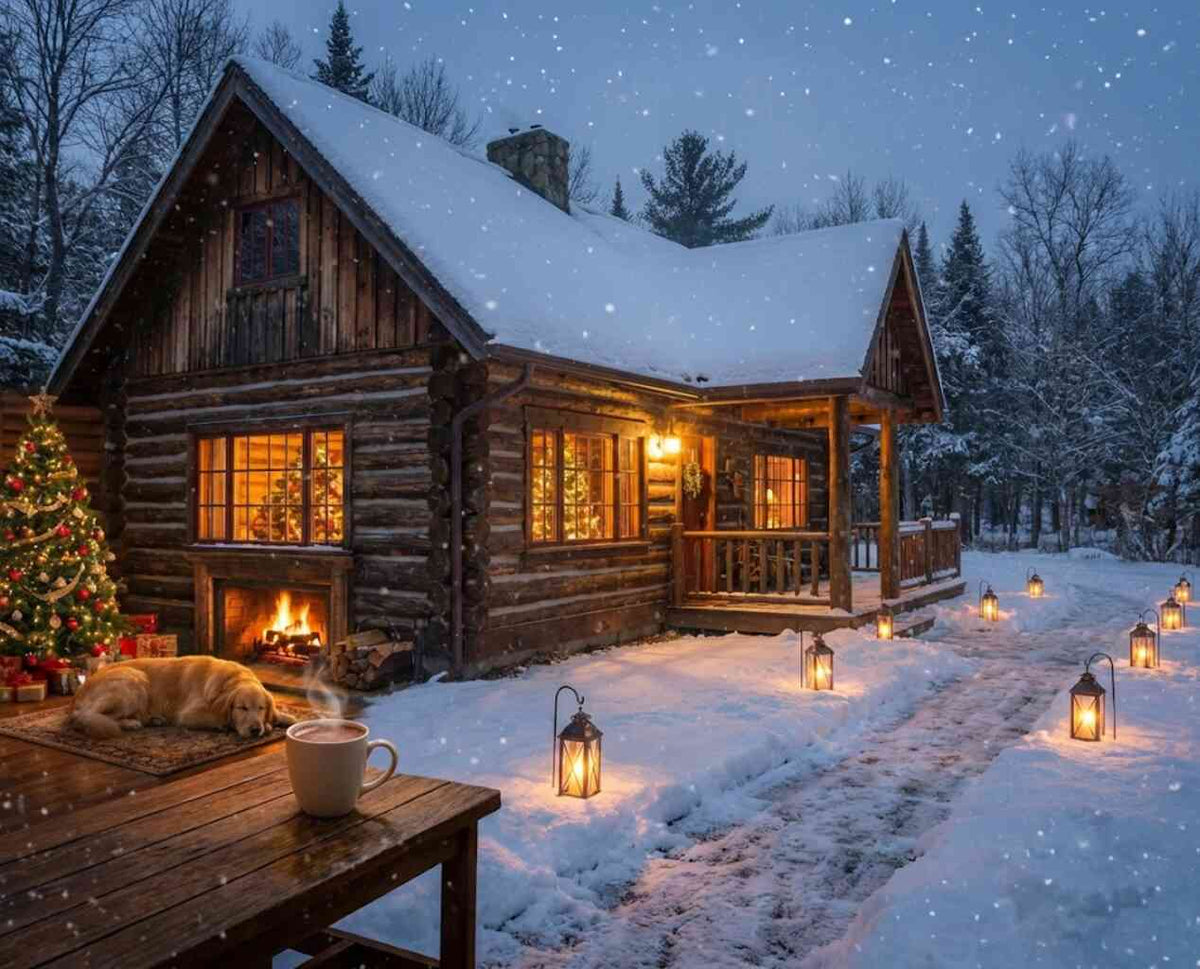 Malen nach Zahlen - Winterliche Geborgenheit