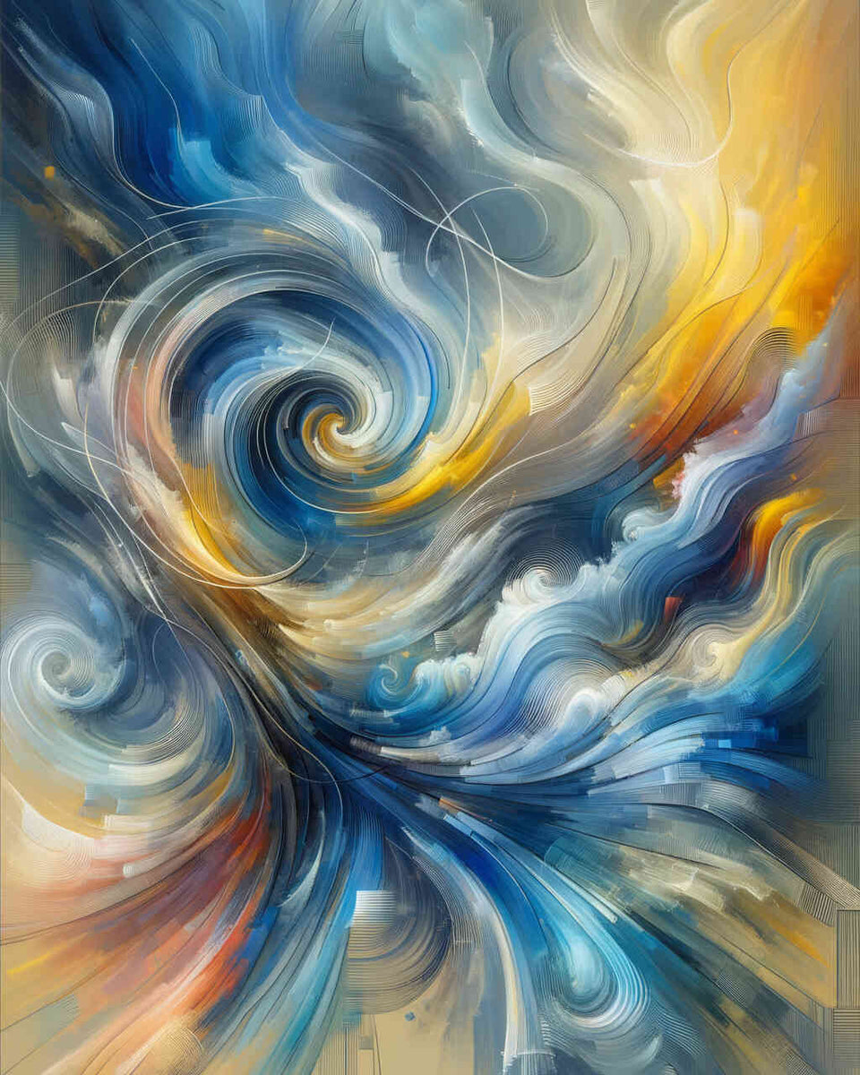 Abstrakte Malerei  – Malen nach Zahlen