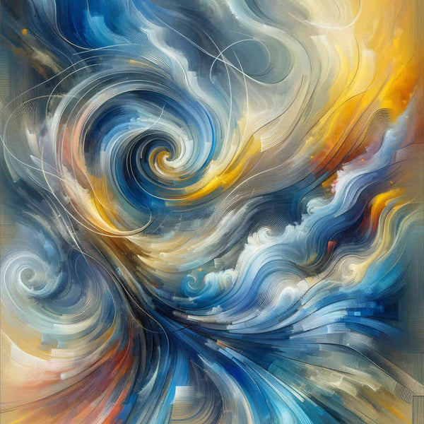 Abstrakte Malerei  – Malen nach Zahlen