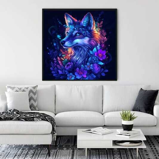 Malen nach Zahlen - Mystischer Wächter der Nacht, Fuchs