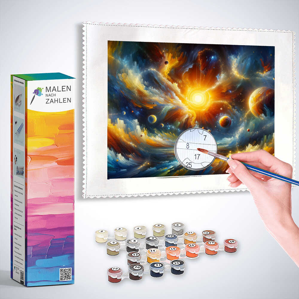 Universum – Malen nach Zahlen
