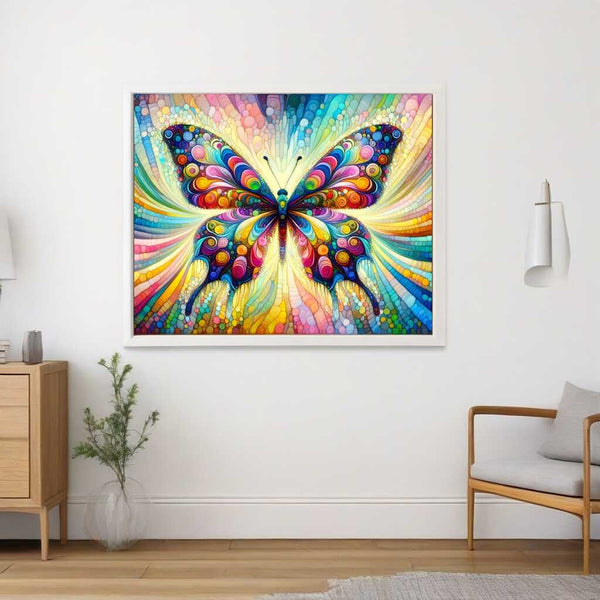 Schmetterling, Bunt – Malen nach Zahlen