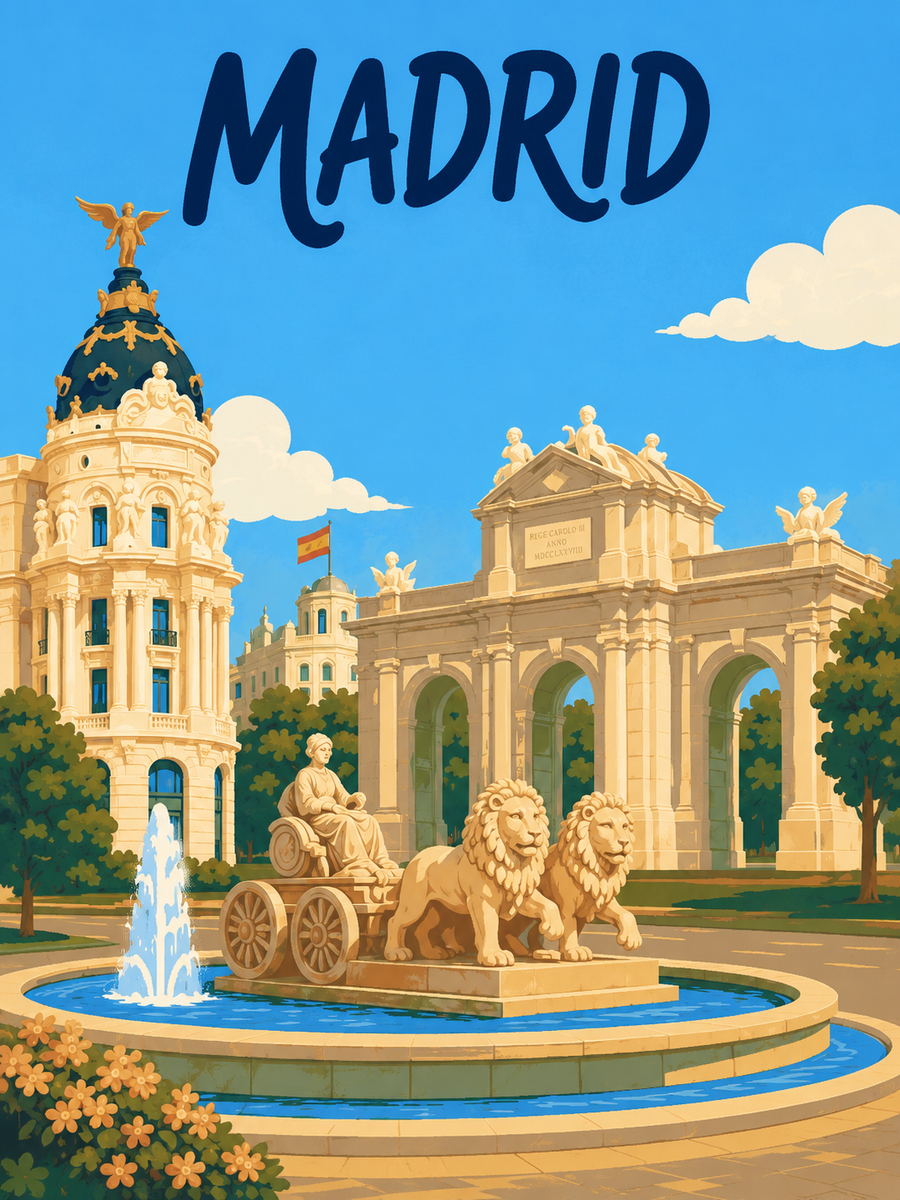 Europäische Städte 4er SET - Mini Malen nach Zahlen