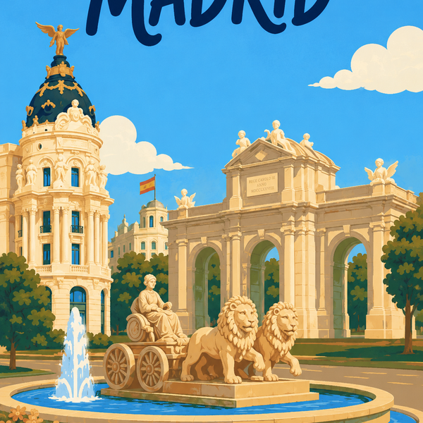 Europäische Städte 4er SET - Mini Malen nach Zahlen