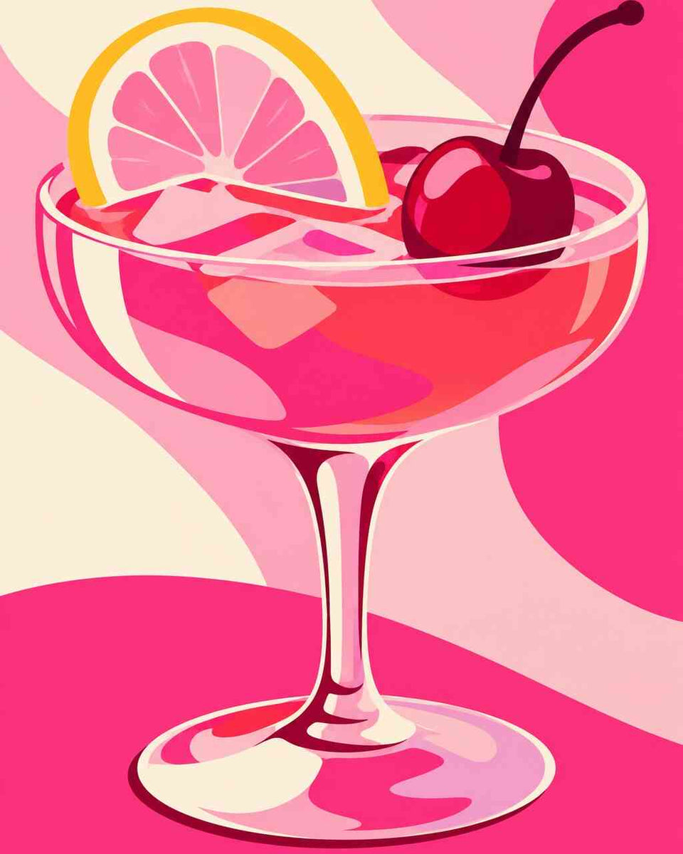Malen nach Zahlen - Sommerträume im Glas