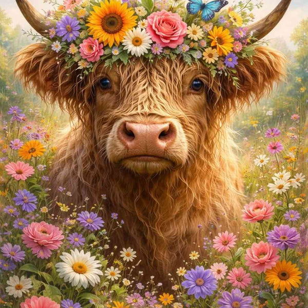 Malen nach Zahlen - Blumenkrone der Harmonie