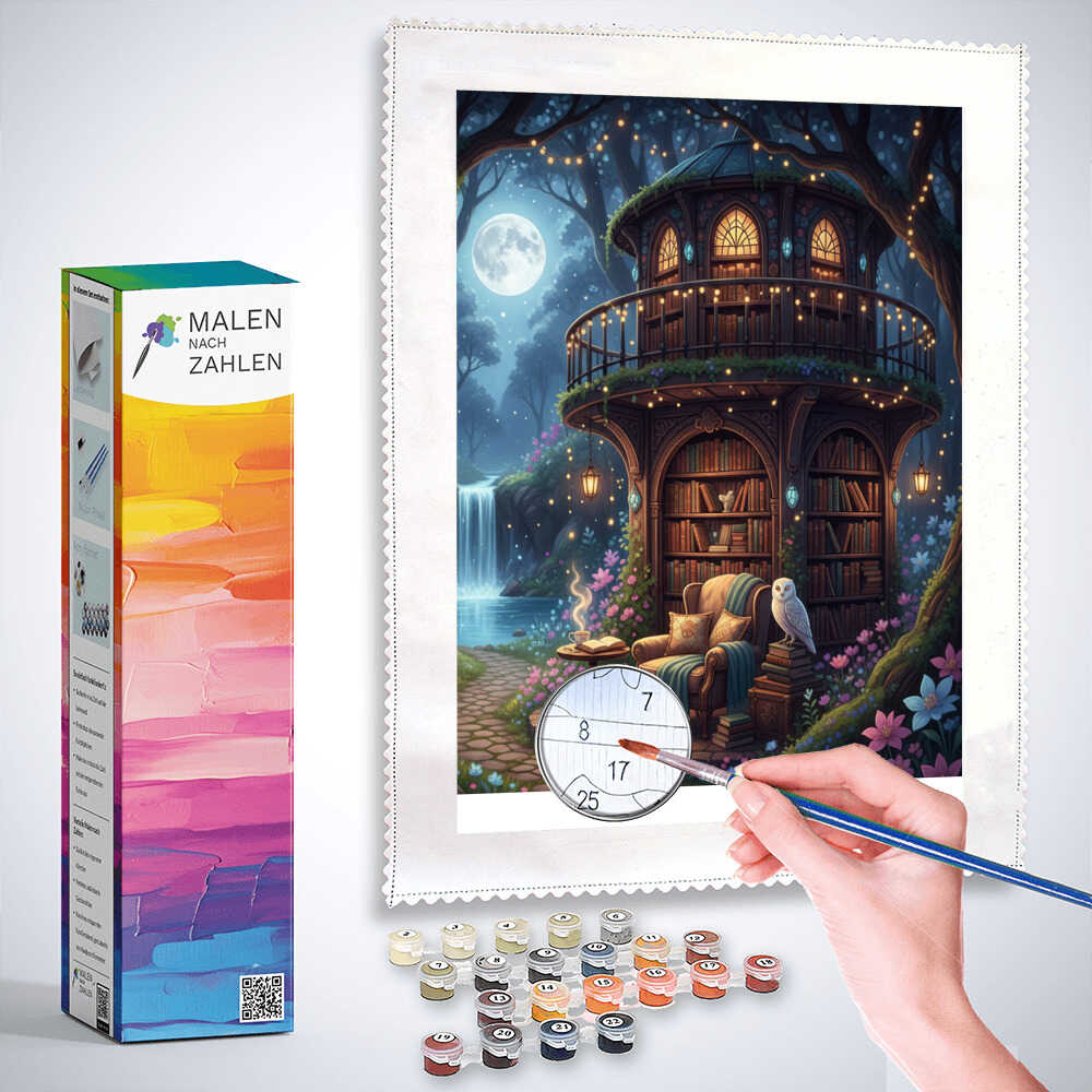 Malen nach Zahlen - Das Zauberhafte Leserefugium
