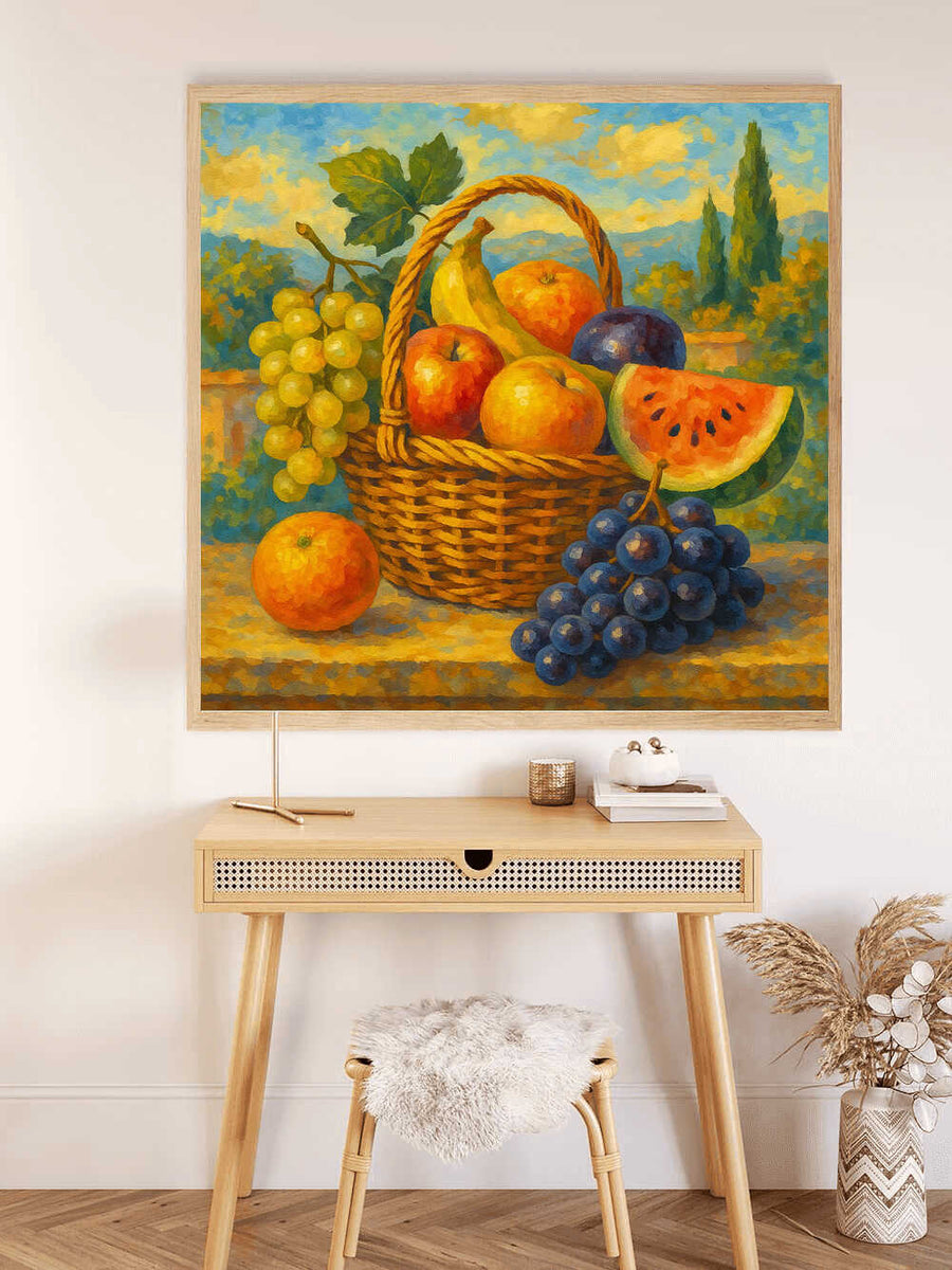 Malen nach Zahlen - Mediterrane Früchteharmonie