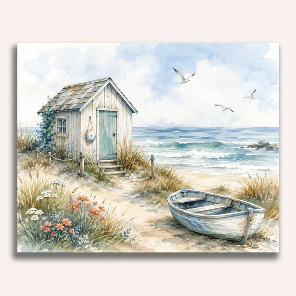Malen nach Zahlen - Sommerträume am Meer