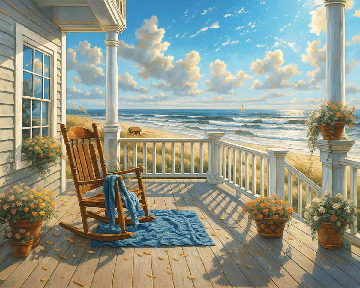 Malen nach Zahlen - Entspanntes Meeresrauschen